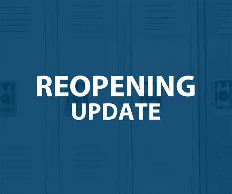Reopening Updates .